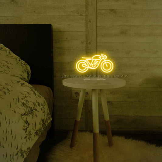 Cafe Racer Bedside Neon Sign Lamp